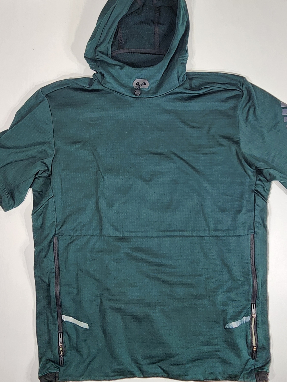 adidas Men's Dark Teal Hooded Performance Pullover